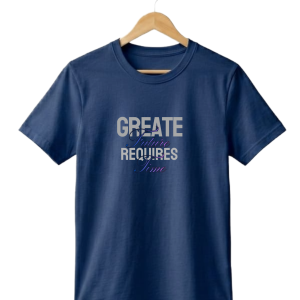 Glamrhi Men Cotton Regular Fit Round neck, Half Sleeve The Radiant Self  t-shirt