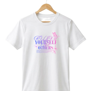 Glamrhi women cotton regular fit round neck , Half Sleeve FOLLOW INNER SELF t-shirt
