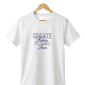 Glamrhi women cotton regular fit round neck , Half Sleeve RADIANT SELF t-shirt
