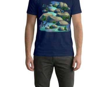Glamrhi Men Cotton Regular Fit Round neck, Half Sleeve Casual peaceful t-shirt