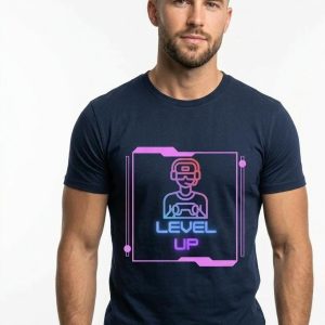 Glamrhi Men Cotton Regular Fit Round neck, Half Sleeve Casual Gaming Mode t-shirt