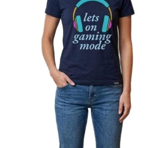 Glamrhi Women Cotton Regular Fit Round neck, Half Sleeve Casual Gaming Mode t-shirt